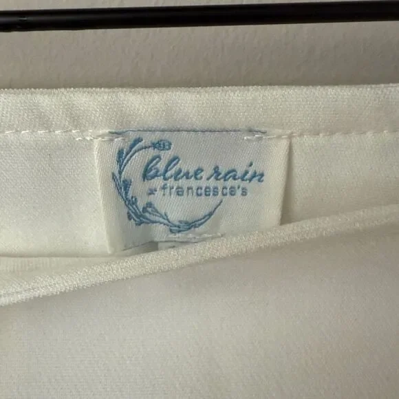 Blue Rain by Francesca’s White Rhinestone Mini Skirt - Picture 6 of 6